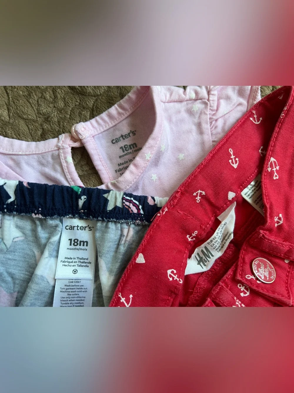 18 months Baby girl’s clothes bundle
